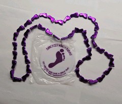 Barefoot Bubbly Promo Necklace Purple Feet