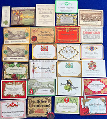Esquisite 1920s Germany Wine Bottle Label Collection Lot Vintage Antique