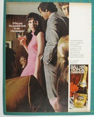 Print Ad Bali Hai Tropical Champagne Passion Fruit Vintage 1960s Cocktail Bar