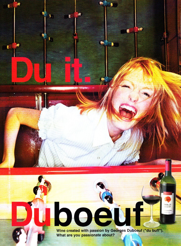 DUBOEUF WINE AD #3 RARE 2003 OUT OF PRINT