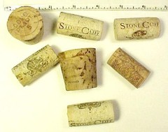 4 Stone Cliff Wine Corks 1 Sutter Home Winery 1 unmarked 1 Comb PT & DT 5
