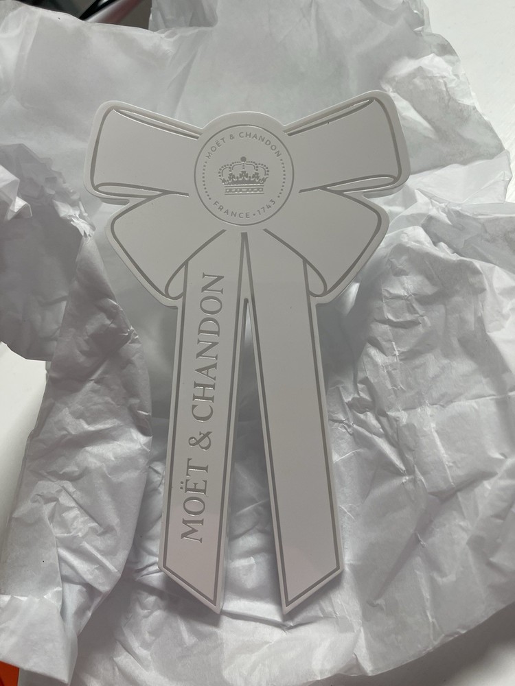 Moët Chandon Luminous Bow Champagne Bottle Necker NEW – 6 Available