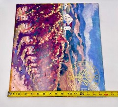 Clos Du Bois Vineyard Art Print – S. Waldron Watercolor, Mounted 18&Prime; x 16&Prime;