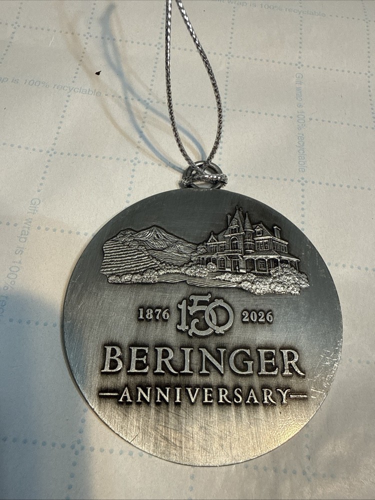 Beringer 150th Anniversary Commemorative Medallion 1876–2026