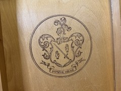Vintage Pedro Domecq Carlos I Brandy Wine Wooden Box empty RARE size