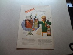 1943 Dubonnet Vintage Magazine Ad « Dubonnet Makes two Products Only…. »