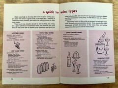 VTG 1960’s CA Wine Advisory Board Booklets, Recipes and Wine Party Tips