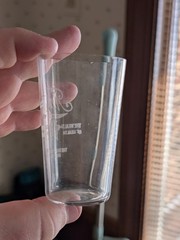 Naboth Vineyards Brocton NY New York Etched Small Glass Cup Grape Wine