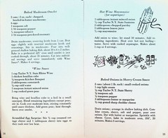 Dine With Wine Taylor Wine 1961 Recipe Booklet Hammondsport NY
