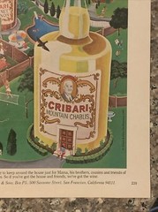 1979 Cribari Wine PRINT AD The House Wine Cribari & Sons San Francisco VTG 1970s