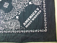 Wine Promo Bandana Blue Scarf Petite Sirah Patrol Bogle Vineyards Star Paisley