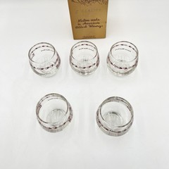 Brotherhood America&rsquo;s Oldest Winery NY 5 Tasting Glasses Roly Poly by Libbey VTG