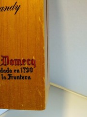 Vntg Carlos I Brandy Wooden Box Pedro Domecq Spain 12&Prime; x 4 1/2&Prime; x 3 1/2&Prime; (C12)