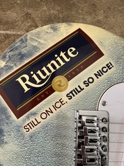 Riunite Wine Electric Promotional Guitar Game Room Man Cave Bar Pub Music Beer