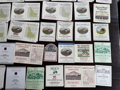 Lot Of 75+ IDAHO Wine Labels 1970s-1980s Ste. Chapelle Pintler Winery Vineyards