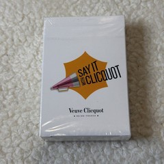 Veuve Clicquot Say It With Clicquot Luxury Playing Cards Rare NEW Sealed