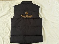 Veuve Clicquot Puffer Vest – Large- EMBROIDERED LOGO