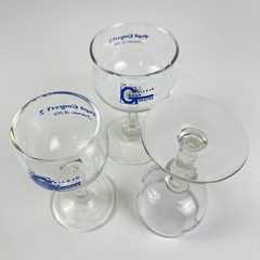 Vallejo Music Theater Pops Concert Wine Glasses 1979 Vallejo California Set Of 3
