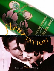 PERRIER-JOUET CHAMPAGNE AD #3 RARE 1991 OUT OF PRINT VINTAGE