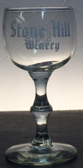 Vintage Stone Hill Winery Souvenir Tasting Glass Hermann, Missouri