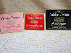 Vtg. Lot of (17) CHRISTIAN BROTHERS WINERY, California, Wine Labels
