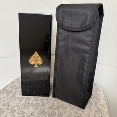 2x Armand de Brignac Ace of Spades Brut Gold EMPTY Set w/ Boxes+Bags+Corks+Caps