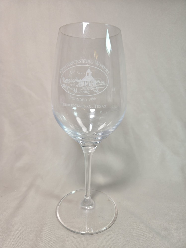 8.5&Prime; Fredricksburg Winery Fredricksburg TX Founded 1996 Wine Glass