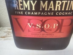 36&Prime; Metal Sign Remy Martin Fine Champagne Cognac Bottle Shaped Bar Decor