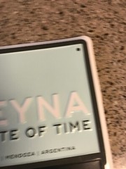AREYNA-TASTEofTIME-LUJANdeCUYO-ARGENTINA-EMBOSSD METAL 18&Prime;X12&Prime; CHALKBOARD-EUC