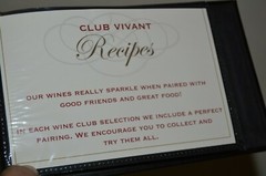 Nice Unused Clup Vivant Mumm Napa Wine Club Recipes Photo Album 24 Pages