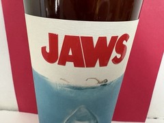 JAWS Amity Island Red & White Wine Bottles (2) – Empty 750ml – 50th Anniversary