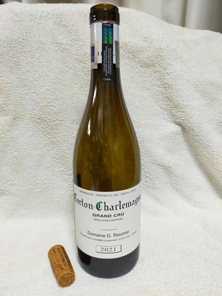 Domaine G. Roumier Corton Charlemagne 2021 (empty) With Cork From Japan