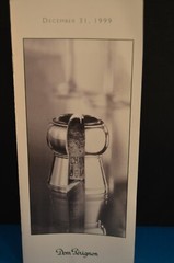 DOM PERIGNON CHAMPAGNE Booklet DECEMBER 31 1991 Wine millennium MOET CHANDON VG+