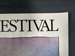 Vintage 1985 Napa Valley Wine Festival Earl Thollander Framed Poster 20×26