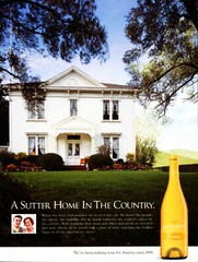 SUTTER HOME WINE AD #1 RARE 2001 OUT OF PRINT