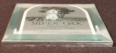 Vtg – Silver Oak 1982 Napa Valley CA – Cabernet – Wine Bottle Coaster / Stand
