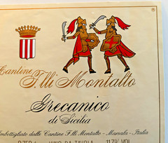 Vintage 6 Italian WINE LABELS Vino ITALY Sicily AURORA Rosso Corleo CAMITRICI