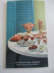 1958 Booklet COME FOR COCKTAILS Taylor Wine Co. Drink & Appetizers Recipes