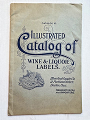 1920&rsquo;s Illustrated Catalog of WIne and Liquor Labels by Blue Seal Supply Co