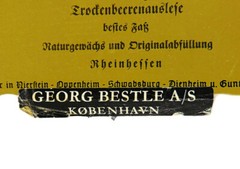 Vintage Wine Label Gustav Adolf Schmittshes Weingut 1953 Niersteiner Pettenthal