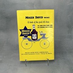 Vintage 1950s Mogen David Wine Recipe Booklet Cooking With Wine