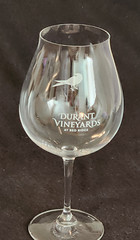 Durant Vineyards at Red Ridge – Dayton OR – Wine Glass – White Artwork – 9&Prime; Tall