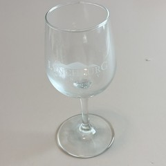 Lynchburg Winery Clear Stemmed Wine Glass Advertising Wine Theme