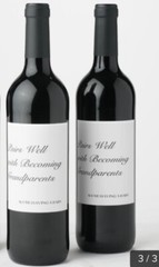 Pregnancy Announcement, Fun Announcement For Grandparents, Wine Label