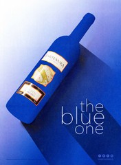 BARTENURA WINE AD #6 RARE 2016 OUT OF PRINT « THE BLUE ONE »
