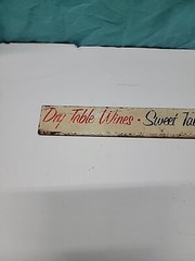 MOGEN DAVID WINE Corp. Metal Sign / Dry Table Wines/Sweet Table Wines/Champagnes