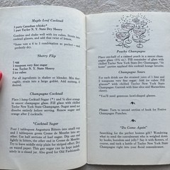 Vintage Taylor Wine Company Sparkling Hospitality Recipe Booklet Advertisement