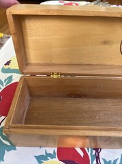 VINTAGE PEDRO DOMECQ CARLOS I SHERRY BRANDY WINE BOX CRATE 12.25 x 4.25 x 3.75