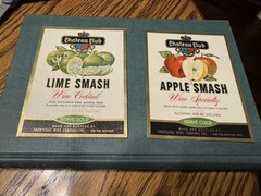 2 Frontenac Michigan Wine Bottle Labels Paw Paw Mich Unused Mi Apple & Lime