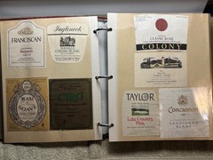 A LOT OF OVER 200 VINTAGE WINE AND LIQUOR BOTTLE LABELS